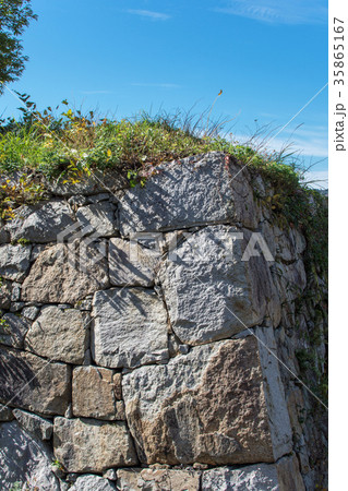 月山 富田城 大手石垣 月山 富田城 大手石垣 35865167