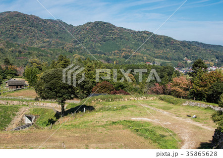 月山　富田城風景　 35865628