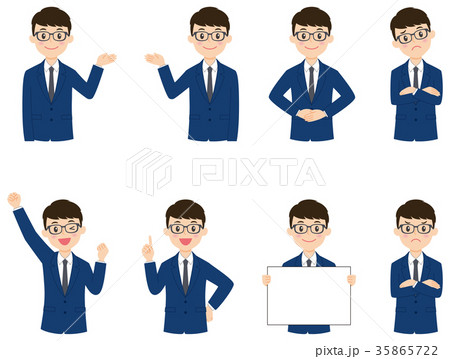 就活スーツ男性2集合1 35865722