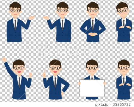 就活スーツ男性2集合1 35865722