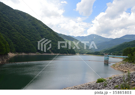 広瀬ダム（山梨県山梨市三富川浦字広瀬） 35865803