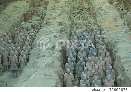 Xian China Terra Cotta Warriors Xian China Terra Cotta Warriors 35865873
