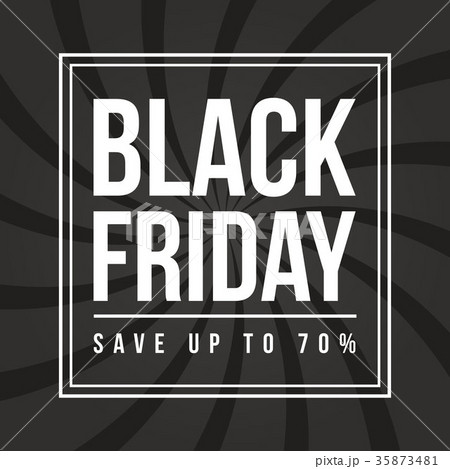 Black Friday sale inscription design template 35873481