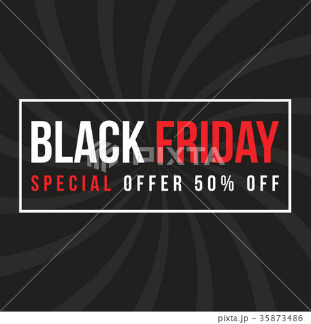 Black Friday sale inscription design template 35873486