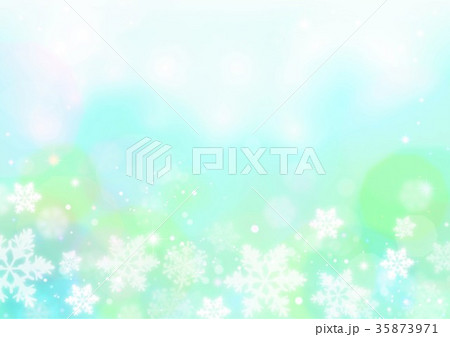 虹色背景雪 35873971