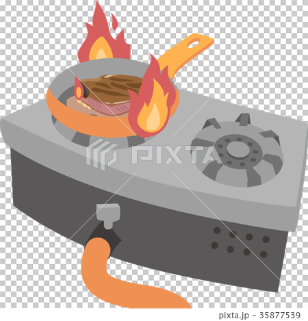 燃燒的煎鍋 35877539