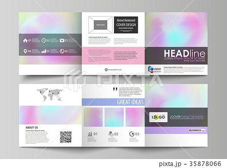 Business templates for tri fold square design 35878066