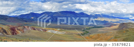 View on Altai mountain stream Kyzylchin , Siberia View on Altai mountain stream Kyzylchin , Siberia 35879821