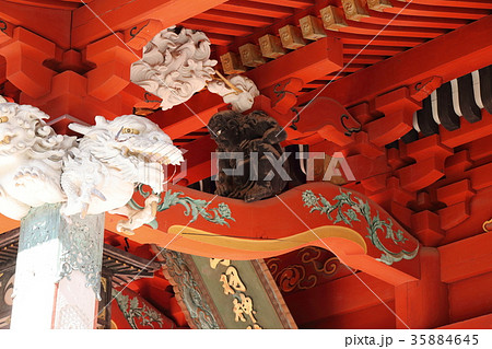 羽黒山　三神合祭殿の力士 35884645