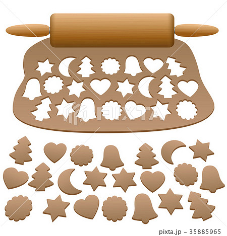 Lebkuchen Dough Cut Out Gingerbread Cookies Lebkuchen Dough Cut Out Gingerbread Cookies 35885965