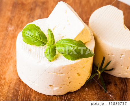 Salted soft cheese 35886737