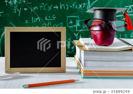 Apple Knowledge Symbol and Pencil Books Apple Knowledge Symbol and Pencil Books 35889249