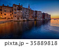 Coastal town of Rovinj, Istria, Croatia in sunset 35889818