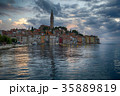 Rovinj. Beautiful romantic old town of Rovin 35889819
