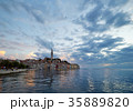 Rovinj. Beautiful romantic old town of Rovin 35889820