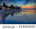 Coastal town of Rovinj, Istria, Croatia in sunset 35889849