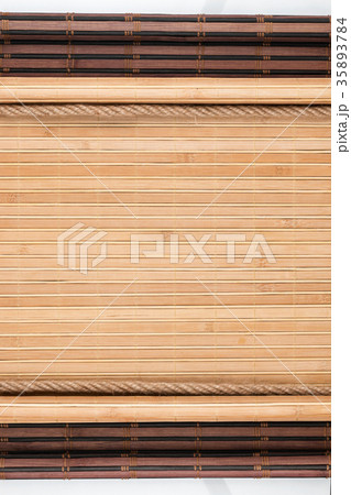 Bamboo mat with curled edges and rope Bamboo mat with curled edges and rope 35893784