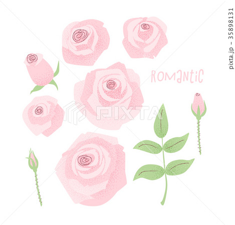 Romantic wedding concept with rose 35898131