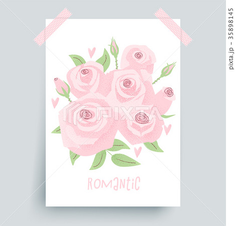 Romantic wedding concept with rose Romantic wedding concept with rose 35898145