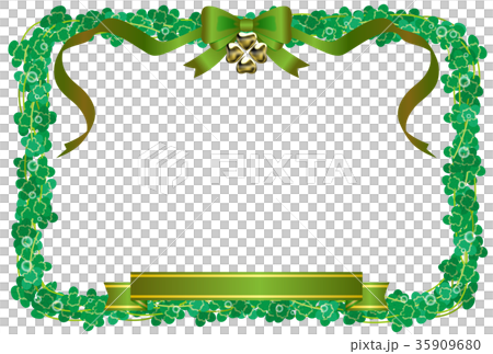 Four leaf clover frame 35909680