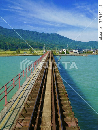 丹鉄　あかまつ号からの風景　天橋立 35910111