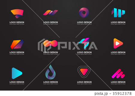 Modern Minimal Vector Logo for banner Modern Minimal Vector Logo for banner 35912378