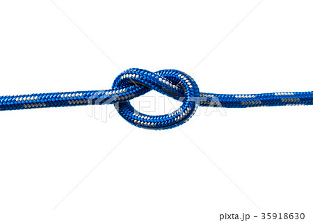 ロープワーク 基本の結び方 Knots Of Rope Work Basicの写真素材