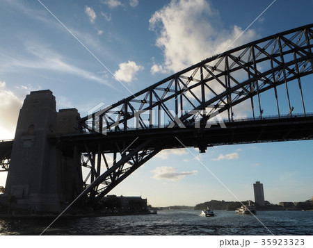 ハーバーブリッジのブリッジクライム(橋の頂上まで徒歩で昇るアトラクション) ハーバーブリッジのブリッジクライム(橋の頂上まで徒歩で昇るアトラクション) 35923323