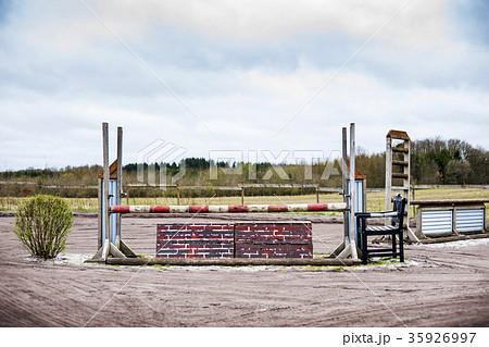 Rural landscape with a beautiful sunset 35926997