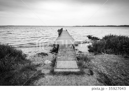 Rural landscape with a beautiful sunset 35927043