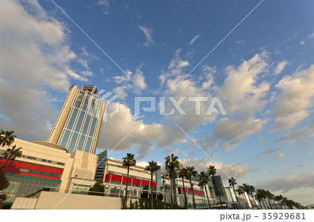 大阪府咲洲庁舎 南港ATC 夕景 大阪府咲洲庁舎 南港ATC 夕景 35929681