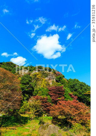 乳待坊の紅葉　佐賀県　武雄市 35931236