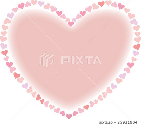 ナチュラル　ハート素材 35931904