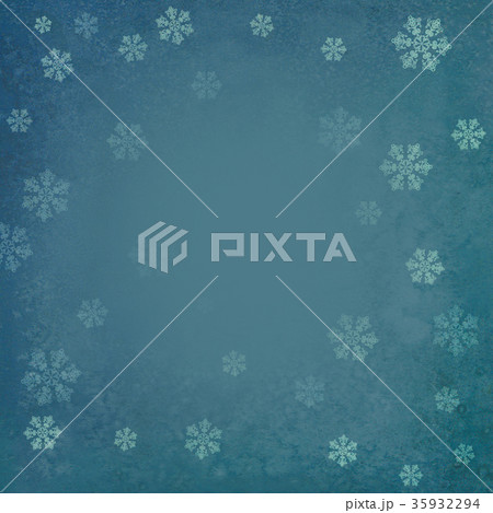 Blue winter background with snowflakes 35932294