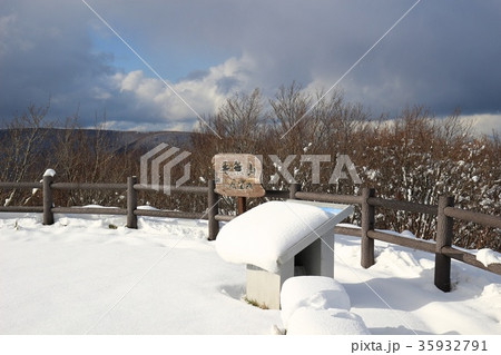 雪の毛無山展望所 35932791