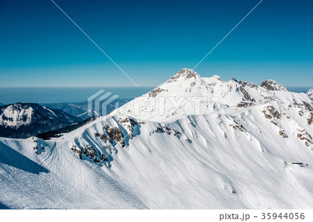 Winter mountain landscape Winter mountain landscape 35944056