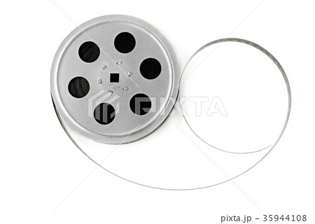 Film strip isolated on white background. 35944108