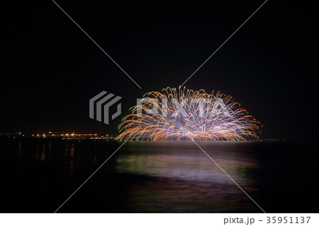 港の花火 日南市外浦漁港 港の花火 日南市外浦漁港 35951137