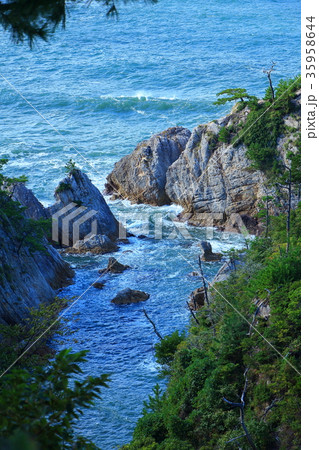 城原海岸 山陰海岸ジオパーク の写真素材