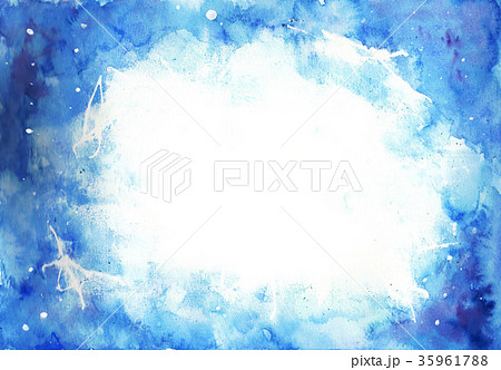 水彩画 海 光 イラストのイラスト素材 35961788 Pixta