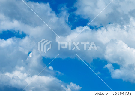 Background of clouds on a blue sky. 35964738