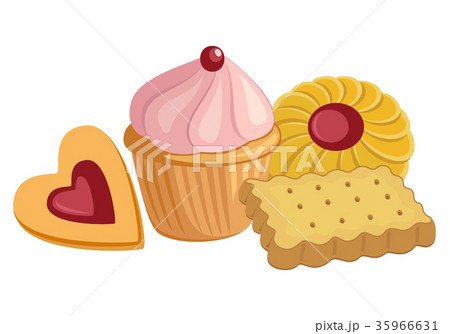 Assorted Biscuit, Cookies, Cupcake Collection. 35966631