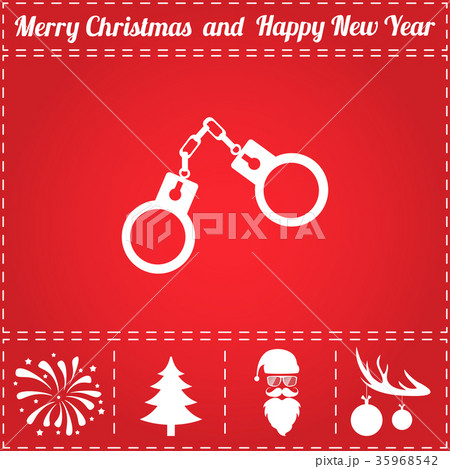 Handcuffs Icon Vector Handcuffs Icon Vector 35968542