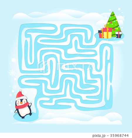 maze game illustration 35968744
