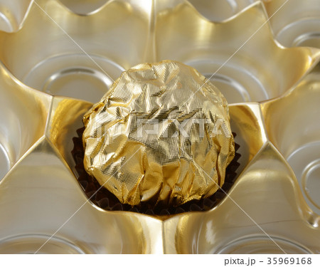 Chocolate candies wrapped  35969168