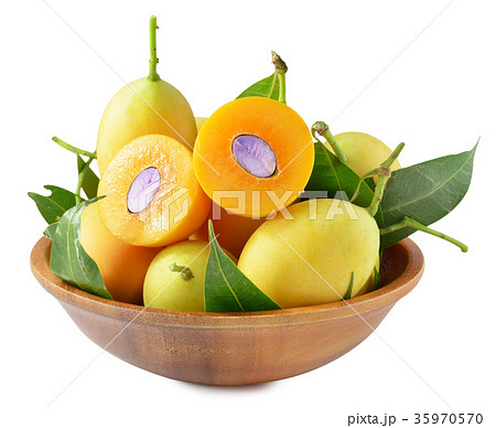 Closeup sweet Marian plum thai fruit  35970570