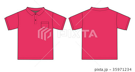 ポロシャツ イラスト 35971234