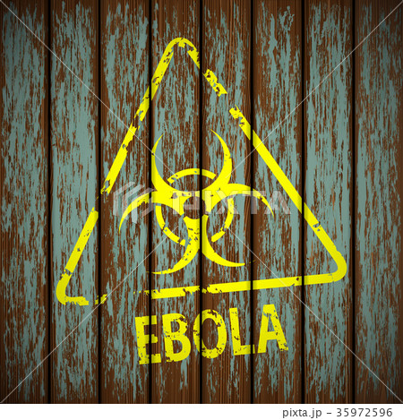 biohazard symbol on a wooden wall biohazard symbol on a wooden wall 35972596