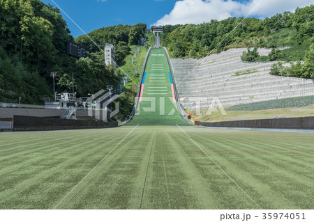 夏の大倉山ジャンプ競技場 / 北海道 札幌市 35974051