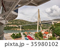 The Franjo Tudjman Bridge in Dubrovnik, Croatia. 35980102
